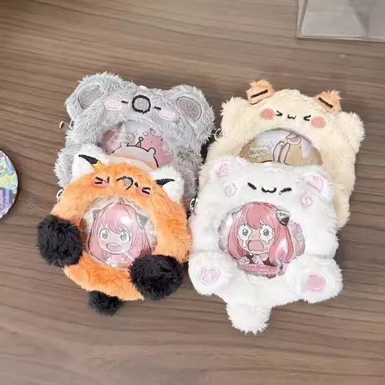 Nuovo portachiavi personalizzato con ciondolo appeso a forma di animale di peluche, borse artigianali Ita, per esposizione